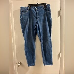 Seven7 Women's Straight Leg Jeans - Medium Blue
